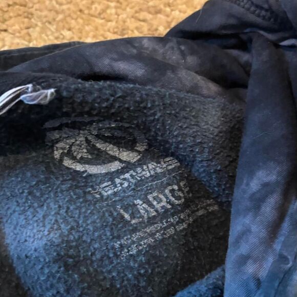 Unbranded Men's Grey and Black Hoodie - Picture 4 of 6